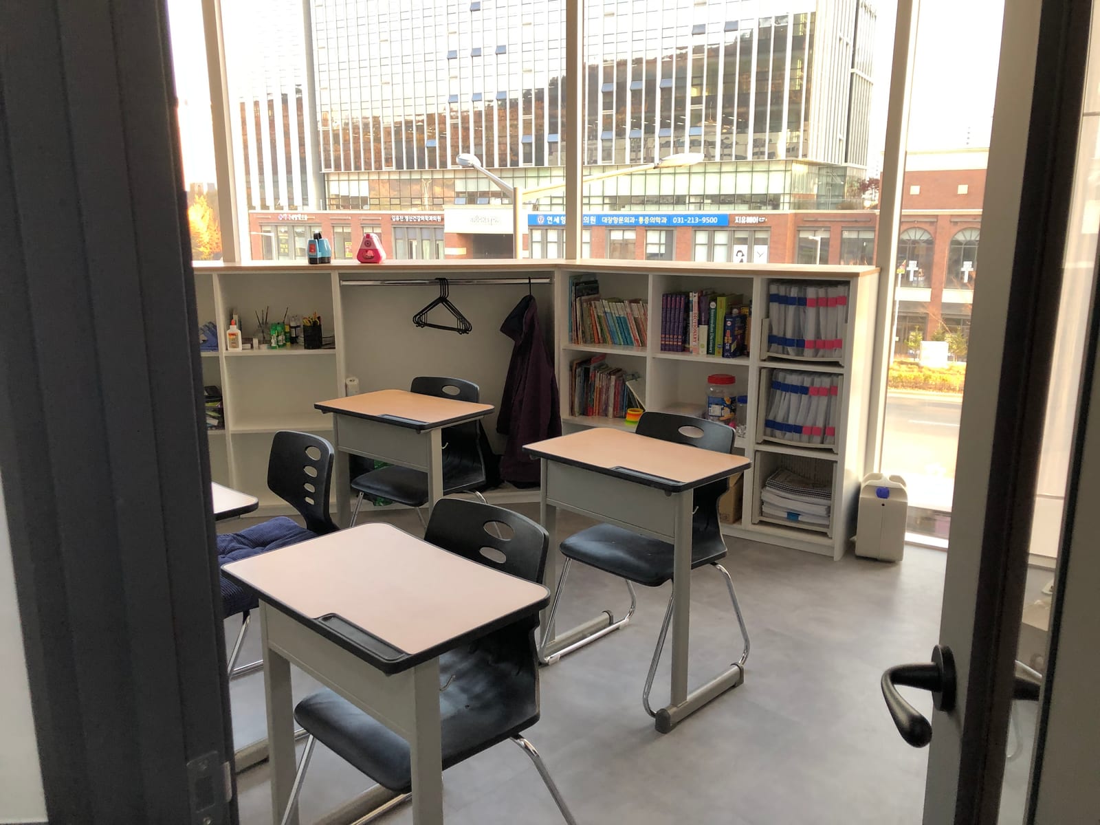 안성 미양면 학교청소 시공 사진